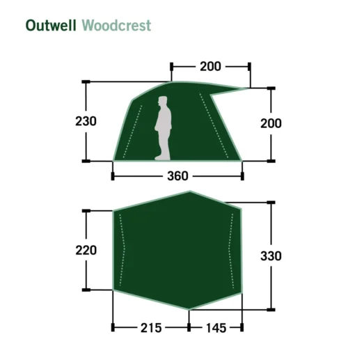 Outwell WOODCREST - Busvorzelt -Primus Verkäufe 2024 5637930620 r woodcrest outwell 24