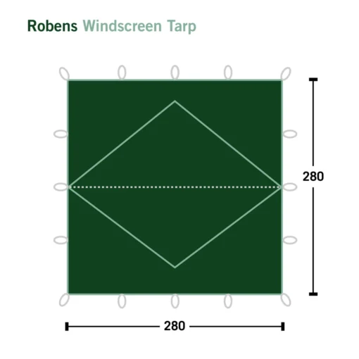 Robens WINDSCREEN TARP - Tarp -Primus Verkäufe 2024 5637931085 j windscreen tarp robens 24